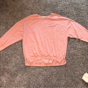 Magnolia Coral Crewneck Top
